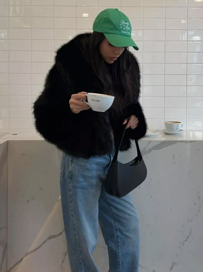 Manteau en Fourrure Synthétique Jenna