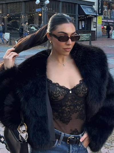 Manteau en Fourrure Synthétique Jenna