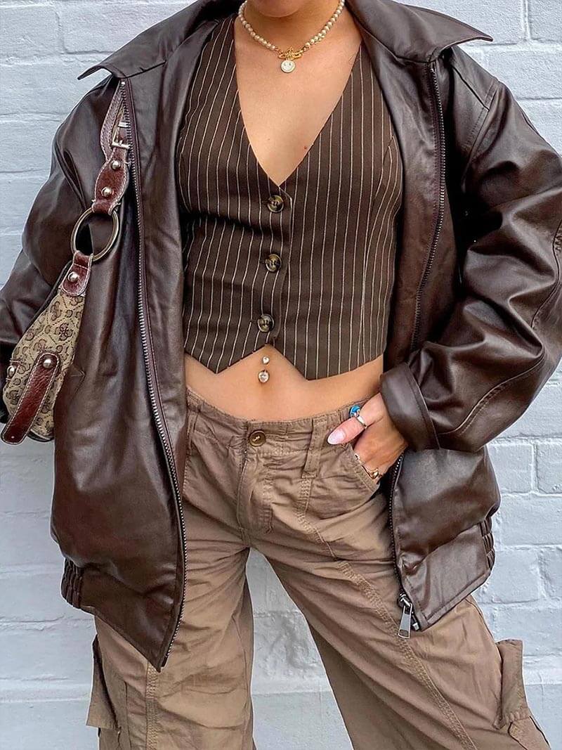 Veste Lilli en Cuir Synthétique