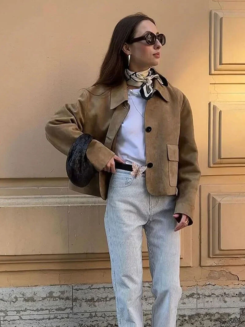 Veste en Faux Suede Marissa