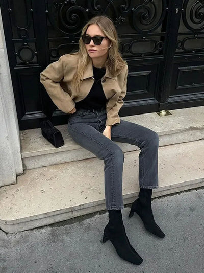 Veste en Faux Suede Marissa