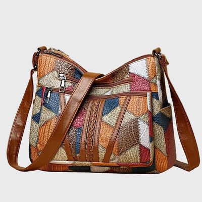 Solara | Sac à main en cuir mosaïque