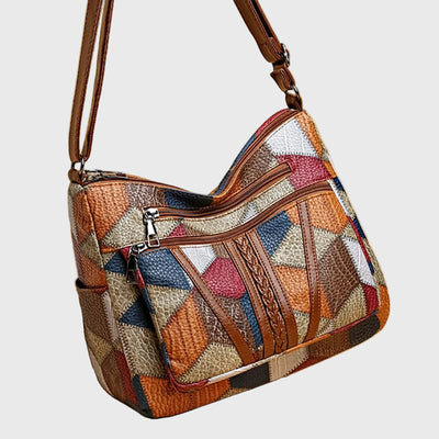 Solara | Sac à main en cuir mosaïque