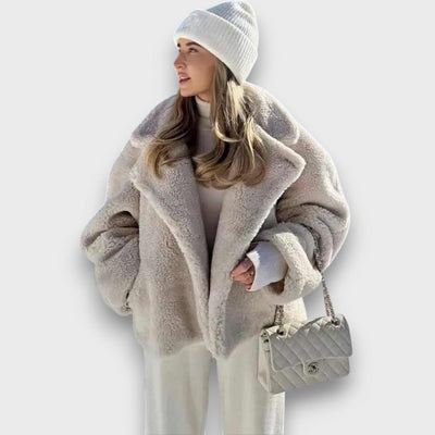 Elvianne – Veste avec grand col