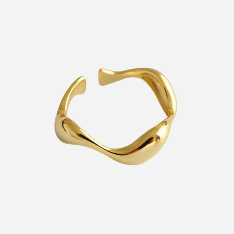 Carisseya | Bague Wave en Or 18K