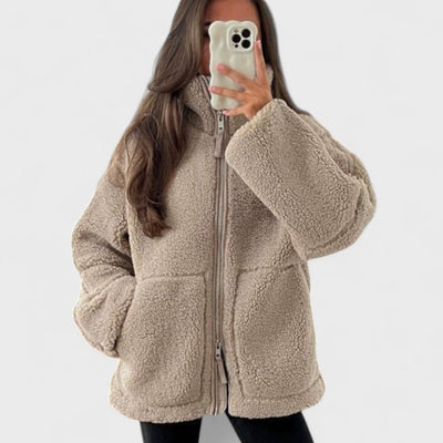 Kaja - Manteau en peluche doux