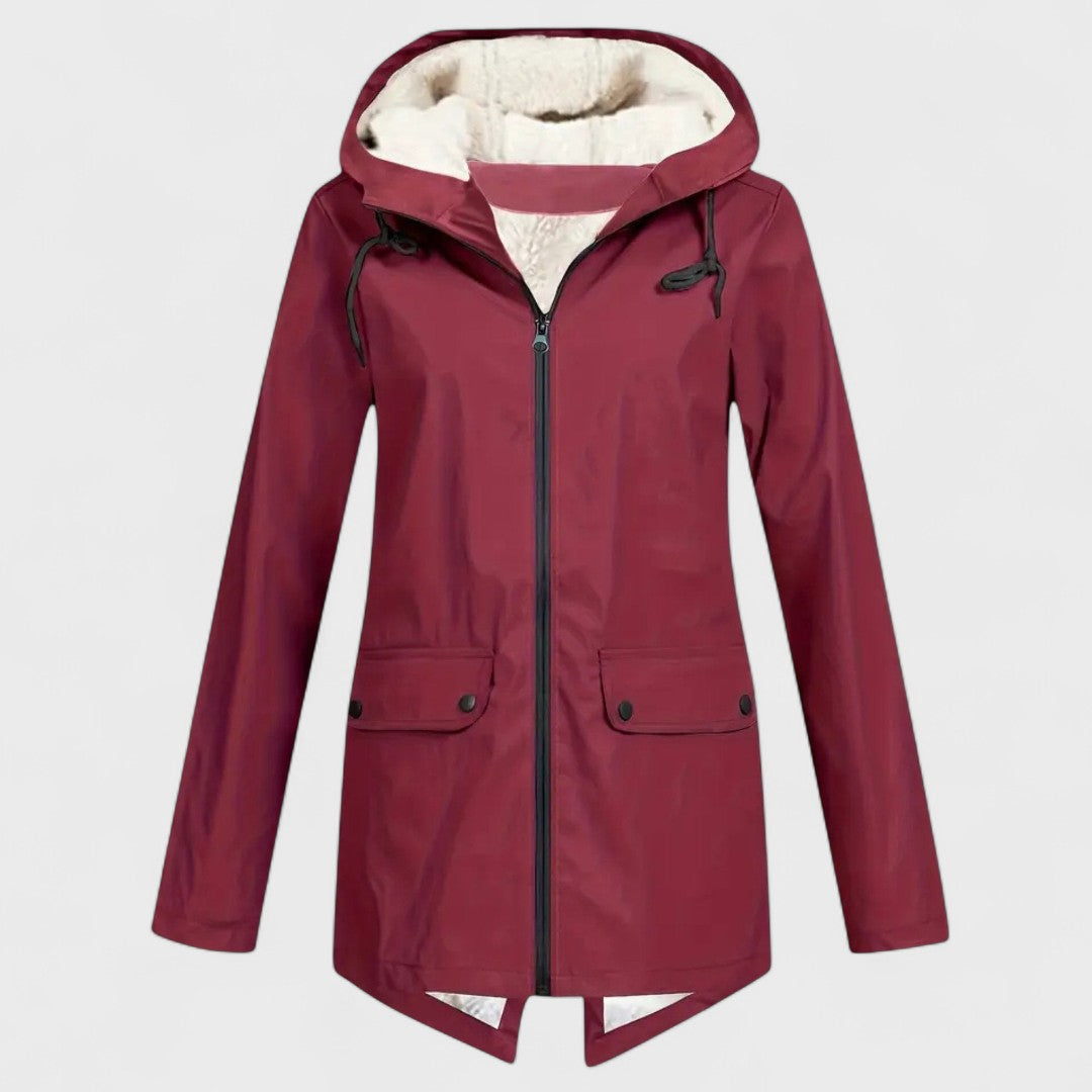 Astrid - Parka imperméable doublé en polaire