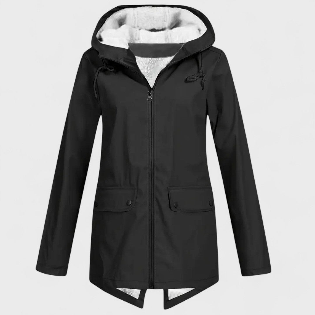 Astrid - Parka imperméable doublé en polaire