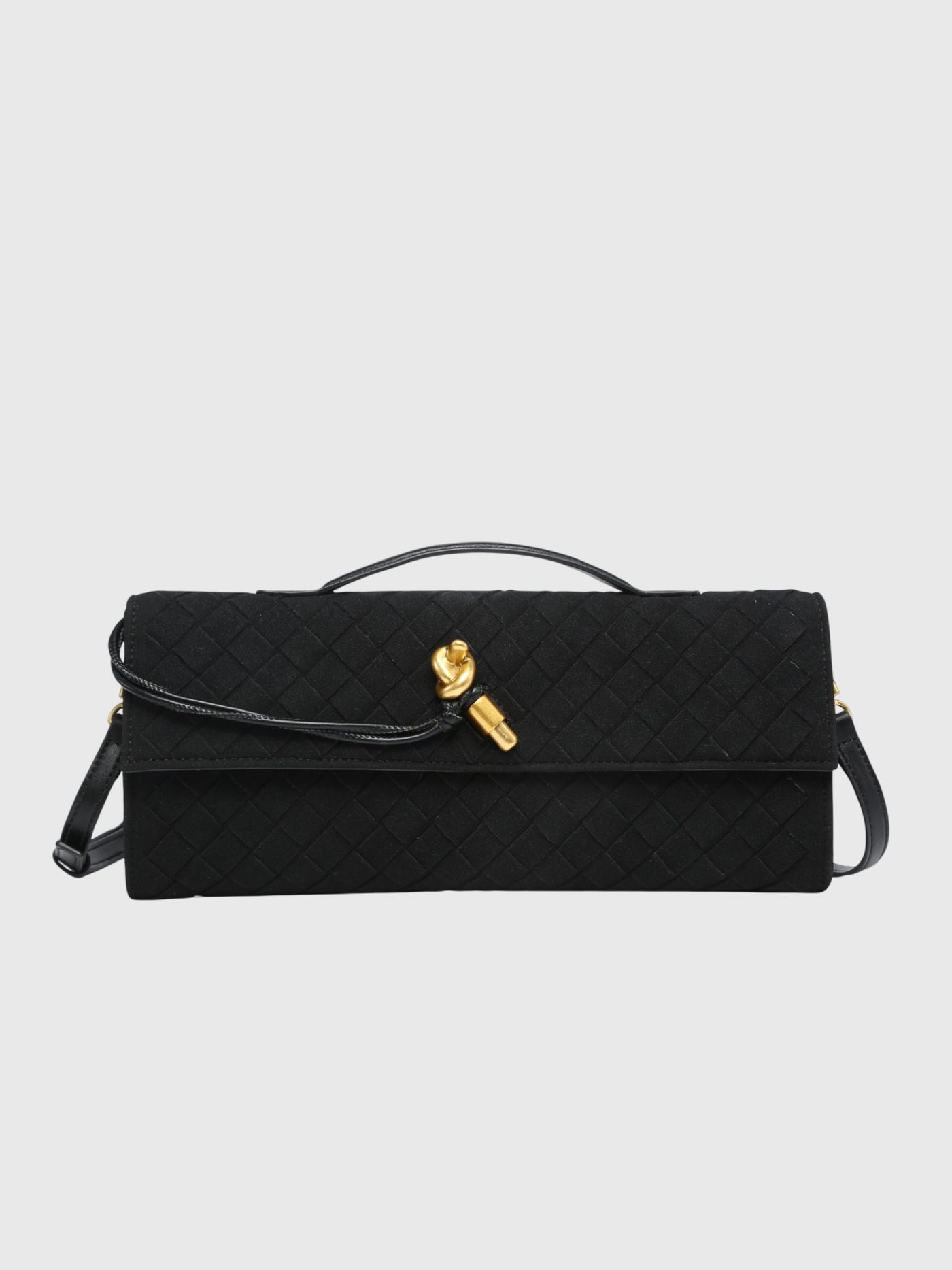 Cerise | Pochette en Suède Intrecciato de Luxe