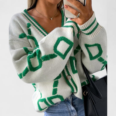 Bombay - Cardigan à blocs de couleur