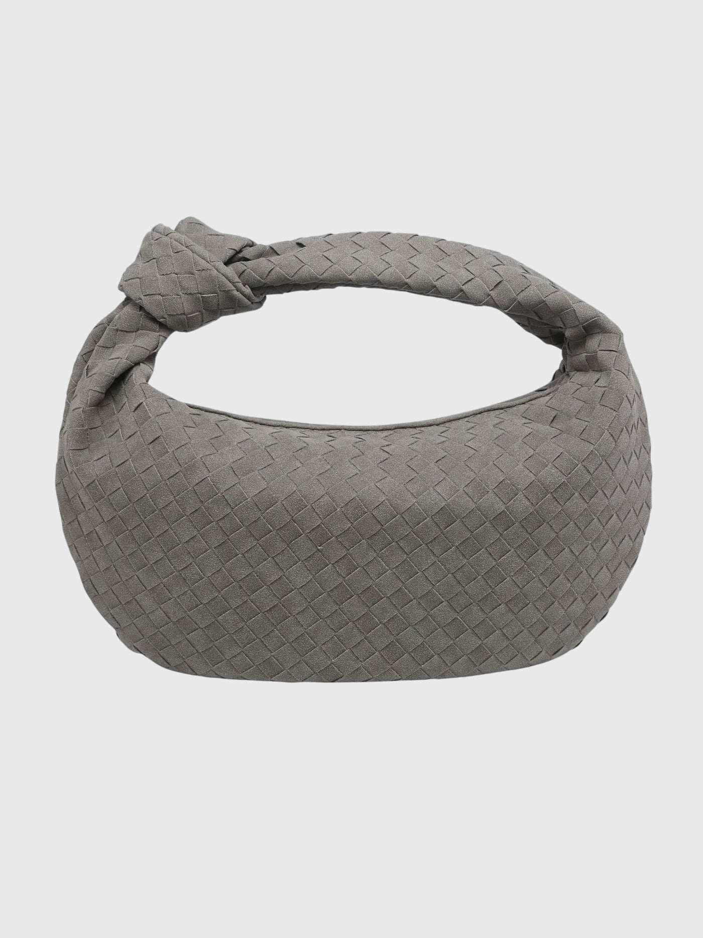 Celeste | Sac Moyen en Suède Tressée avec Nœud