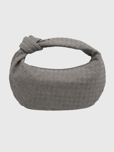 Celeste | Sac Moyen en Suède Tressée avec Nœud