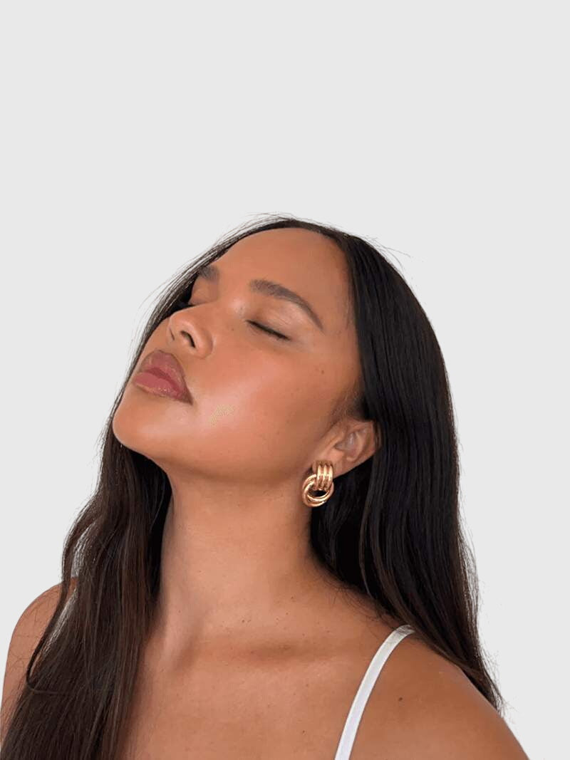 Connie | Boucles d'Oreilles en Nœud