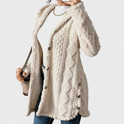Katerina - Cardigan Manteau à Capuche Chaud