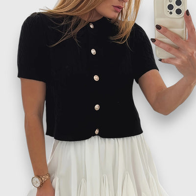 Liova – Cardigan court avec boutons