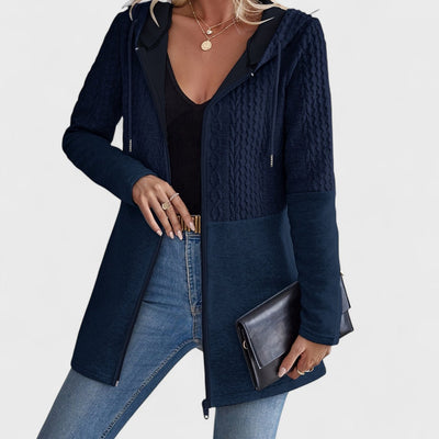 Valentino - Cardigan Gris Élégant avec Capuche pour Femmes