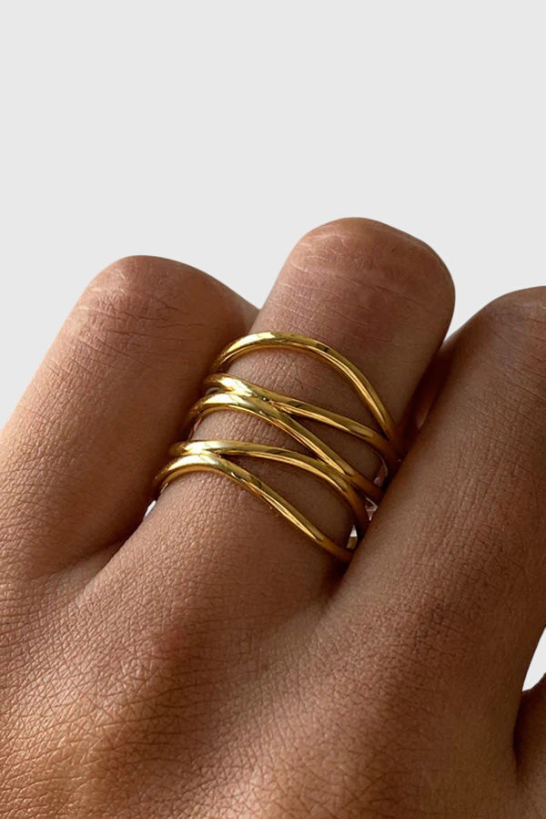 Catalina | Bague en Acier Inoxydable Élégante