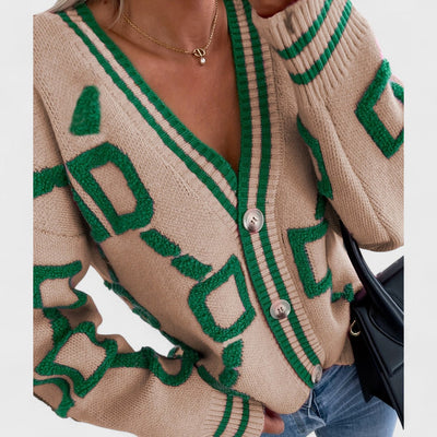 Bombay - Cardigan à blocs de couleur