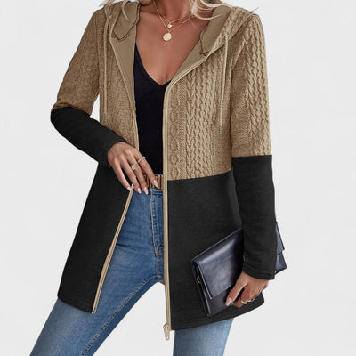 Valentino - Cardigan Gris Élégant avec Capuche pour Femmes