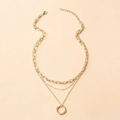 Avine – Collier rétro en or