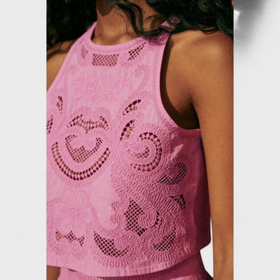 Olympe - Ensemble en dentelle aérée