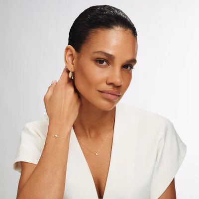 Dalynette | Bracelet avec Pierres de Moissanite en Or 14k