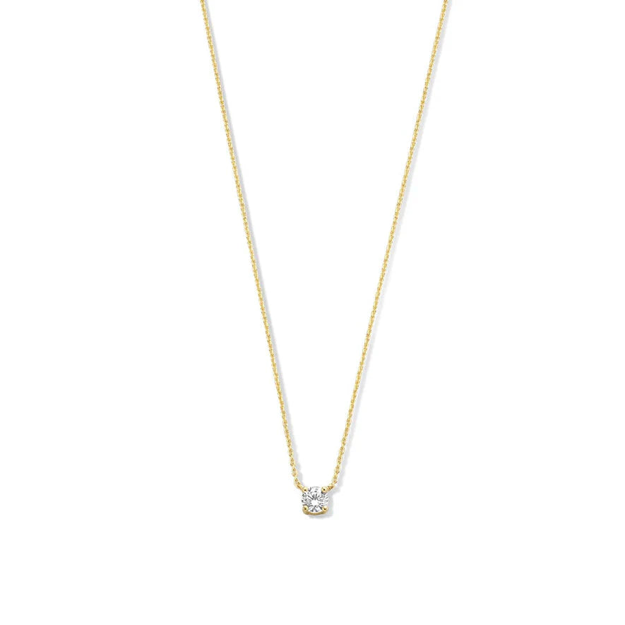 Ysavienna | Collier en Pierre Moissanite en Or 14k