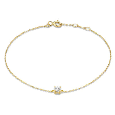 Dalynette | Bracelet avec Pierres de Moissanite en Or 14k
