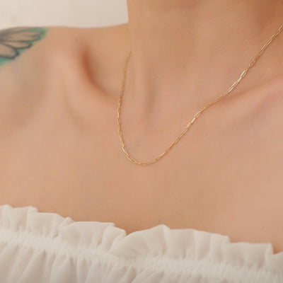 Tiaralynn | Collier Petit en Papier Or 18K