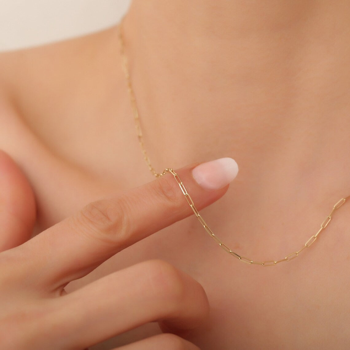 Tiaralynn | Collier Petit en Papier Or 18K