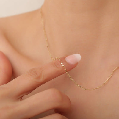 Tiaralynn | Collier Petit en Papier Or 18K