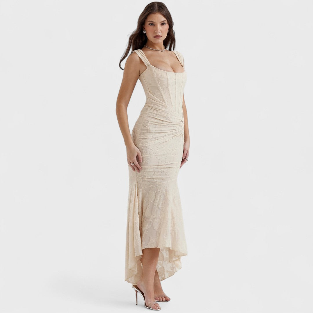 Carisia - Robe longue bleue