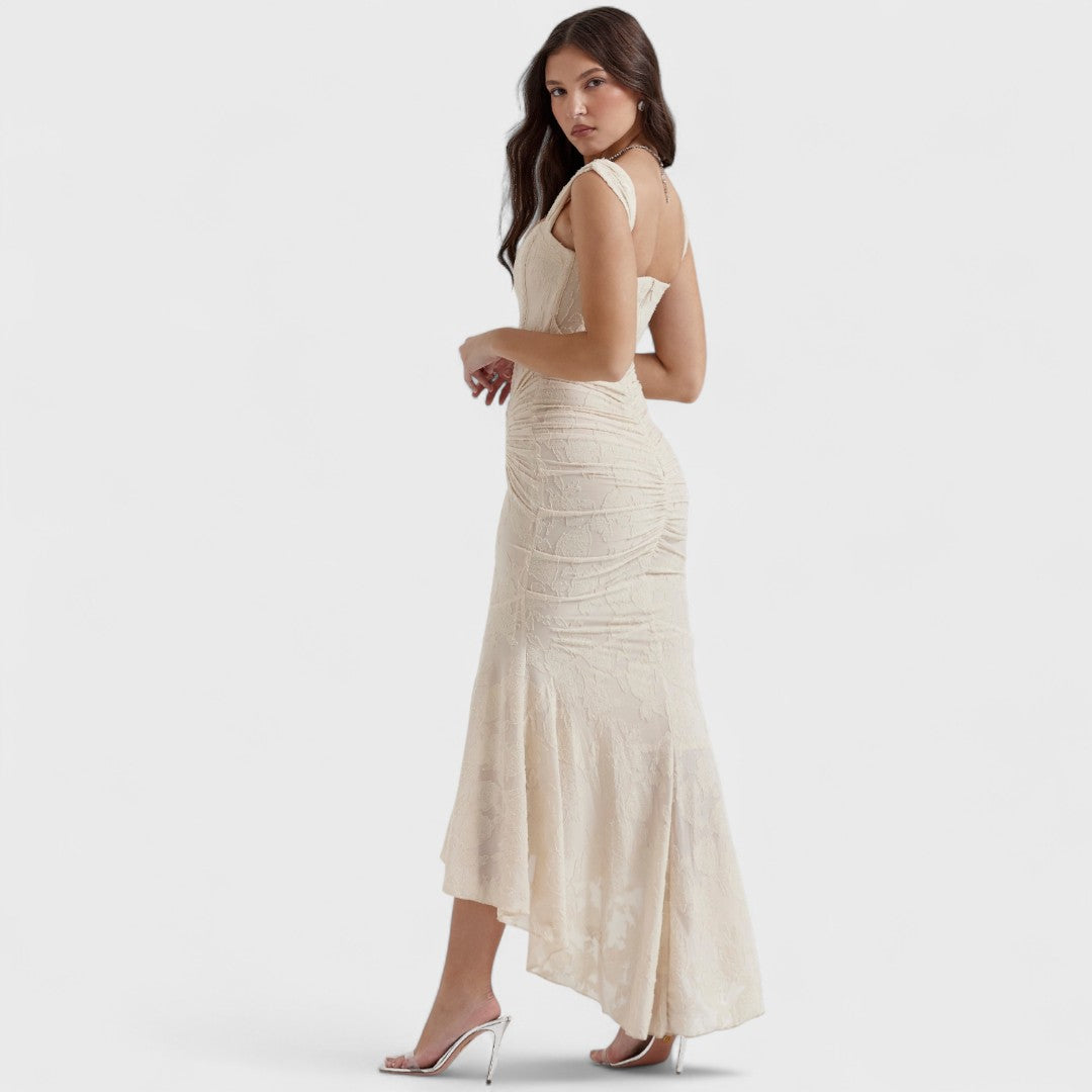 Carisia - Robe longue bleue