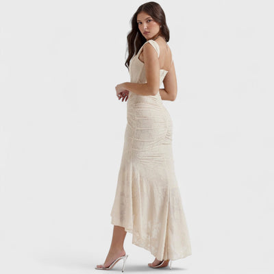 Carisia - Robe longue bleue