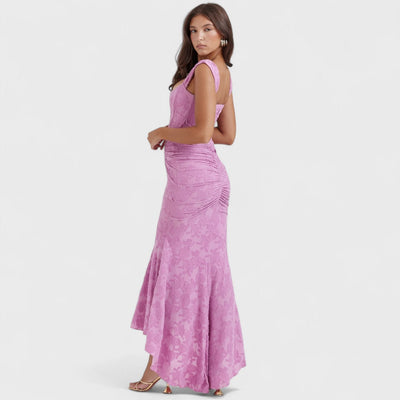 Carisia - Robe longue bleue