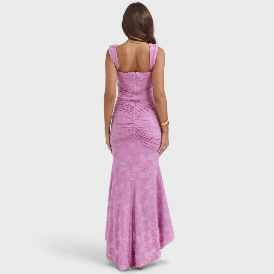 Carisia - Robe longue bleue