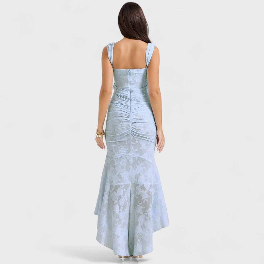 Carisia - Robe longue bleue