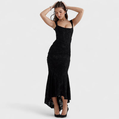 Carisia - Robe longue bleue