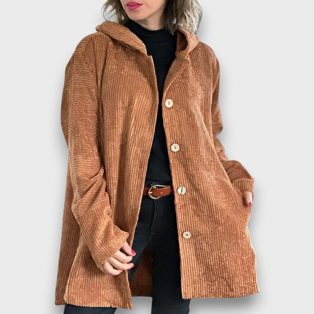 Corvianne – Veste à Capuche Décontractée