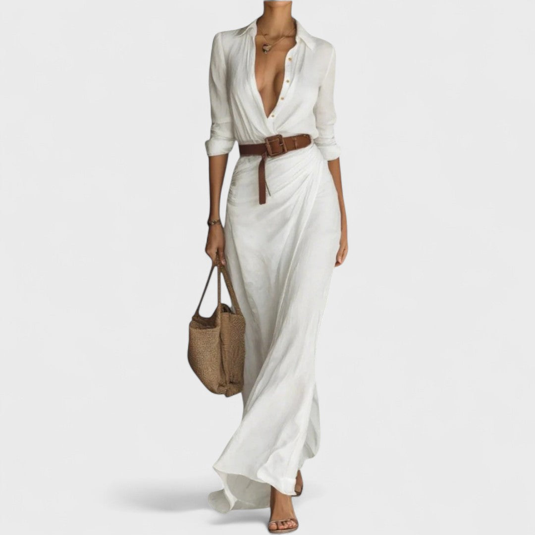 Nirelle - Robe portefeuille avec ceinture à la taille