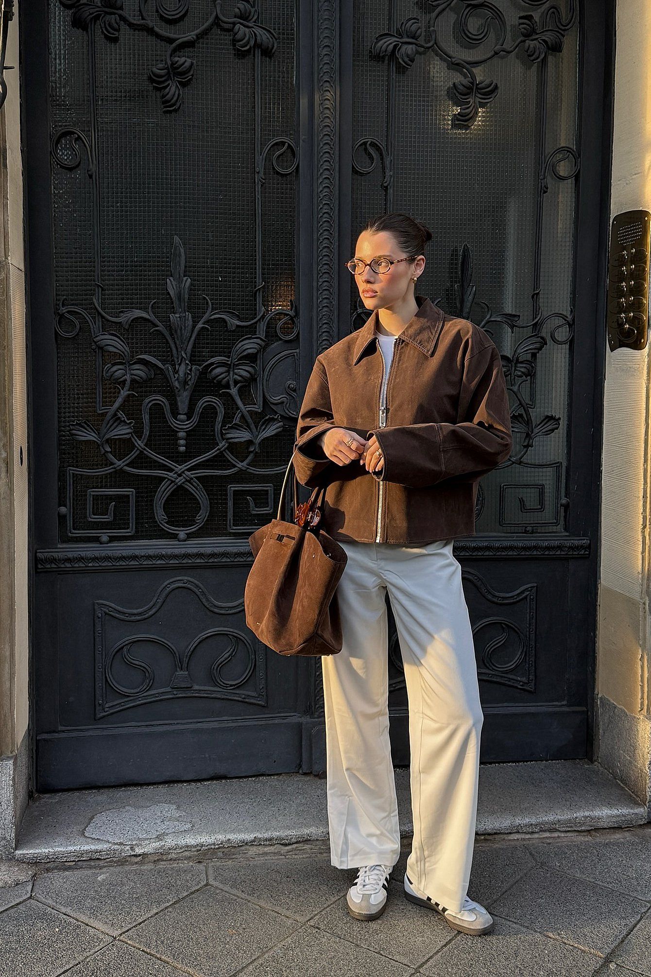 VALIRA Veste Zippée en Suédine