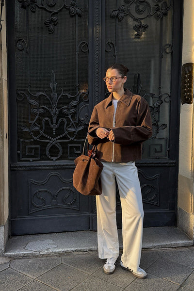 VALIRA Veste Zippée en Suédine