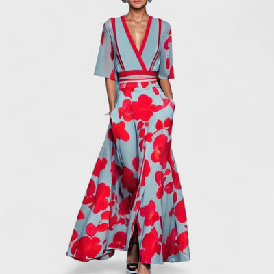 Océane - Maxi robe florale élégante