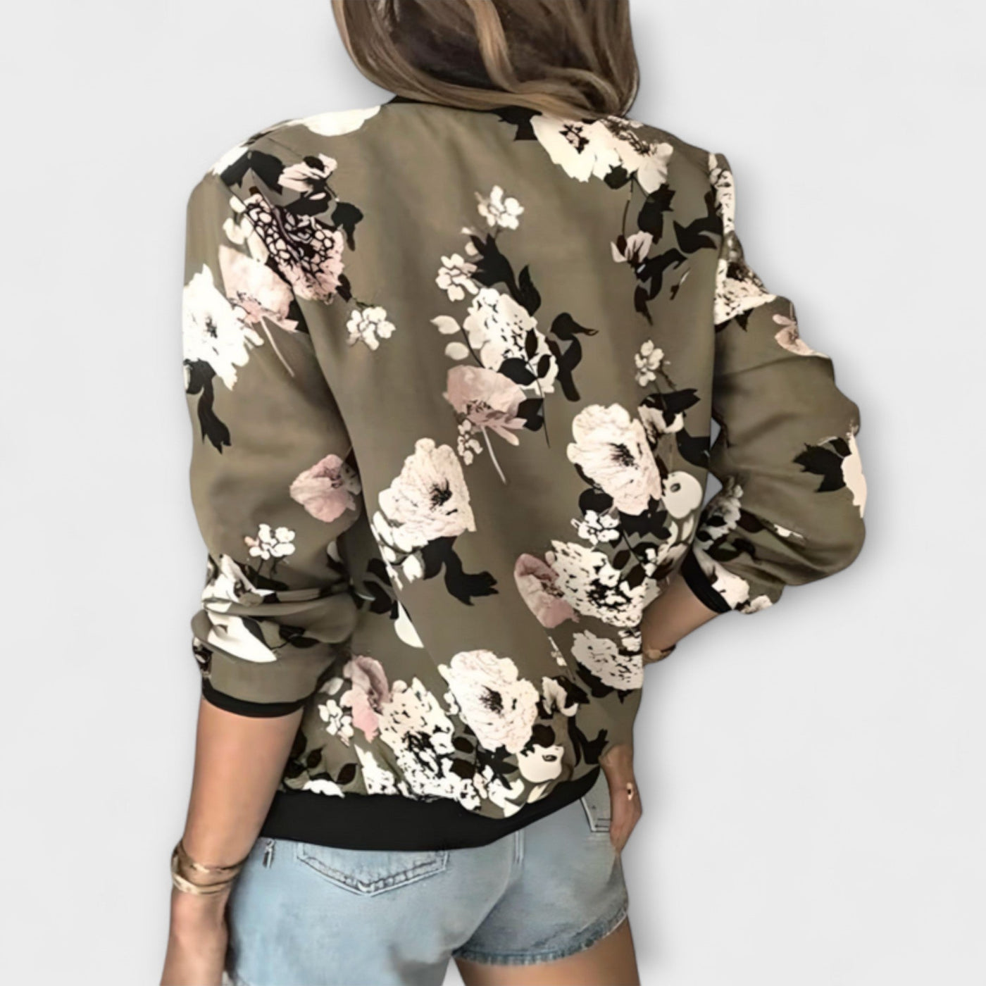 Kaelin - Veste bomber élégante avec fleurs