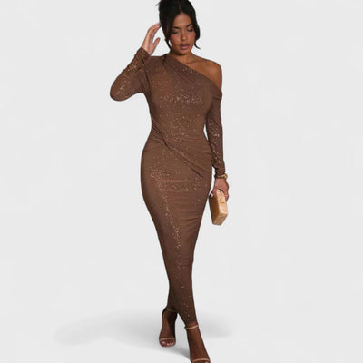 Moa - Robe maxi scintillante