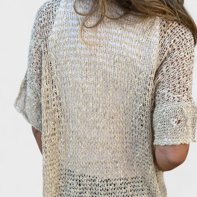 Varrea - Pull uni pour femme avec un bouton