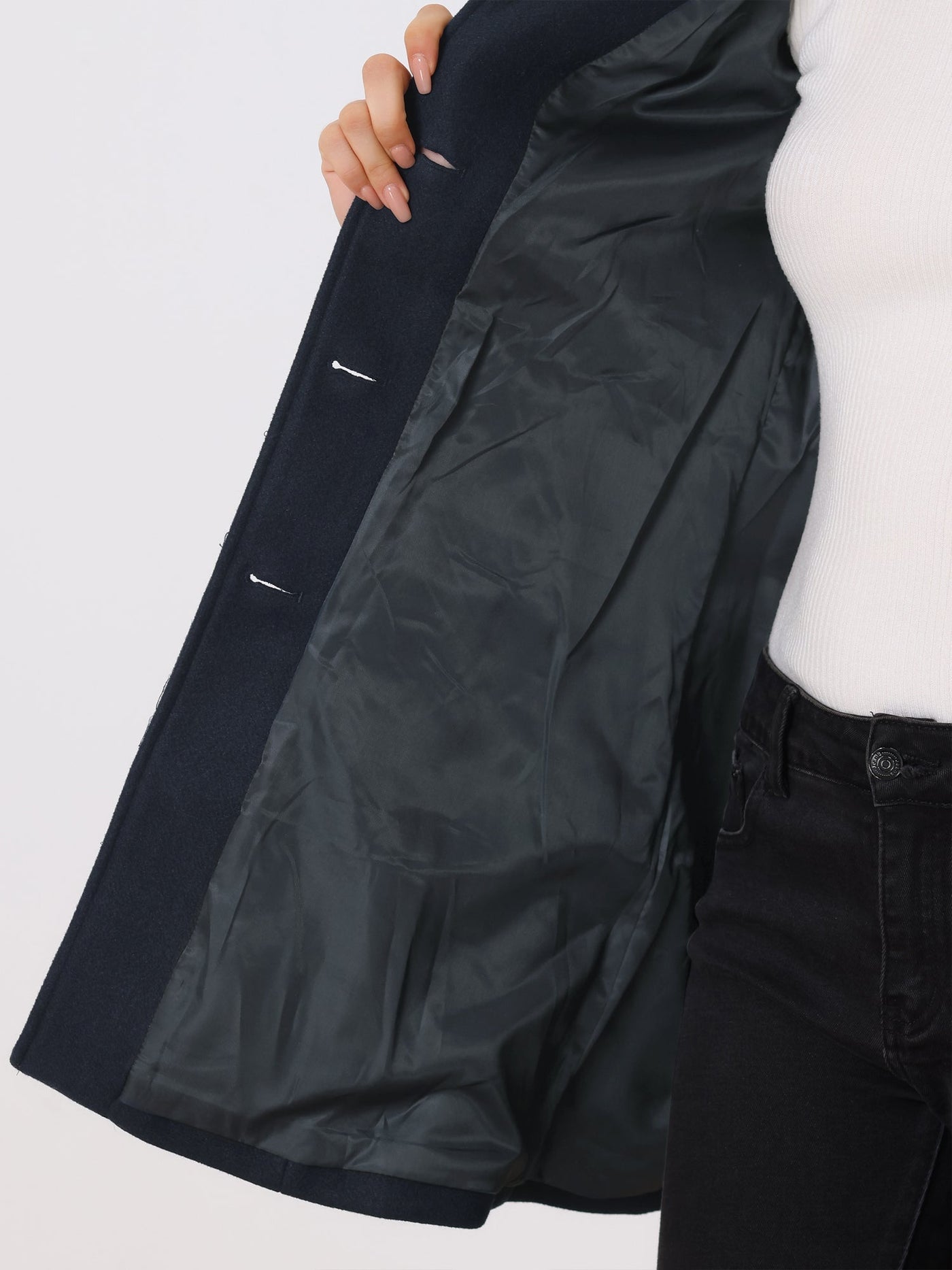 Josephine - Manteau d'hiver à boutonnage simple